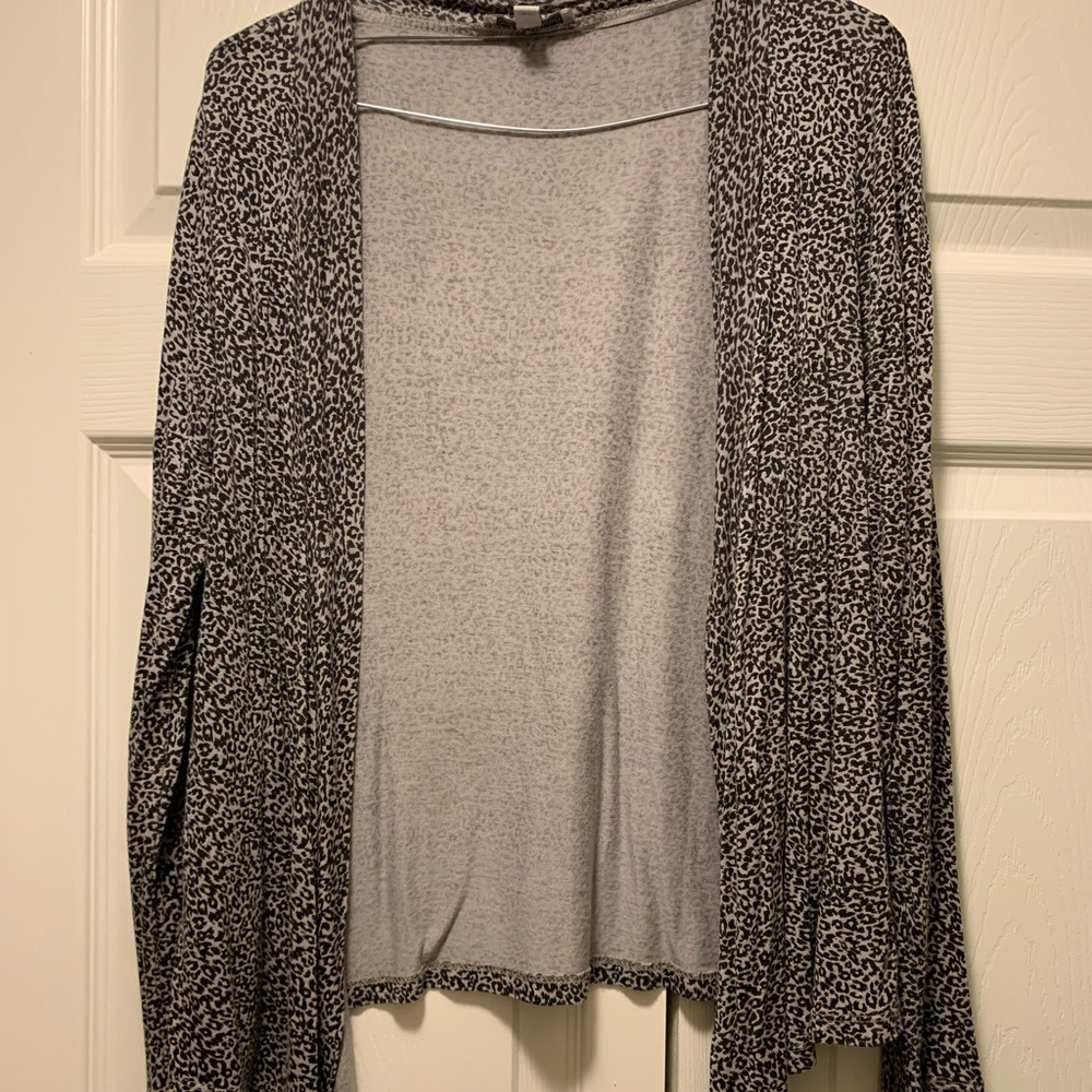 Leopard Print Cardigan